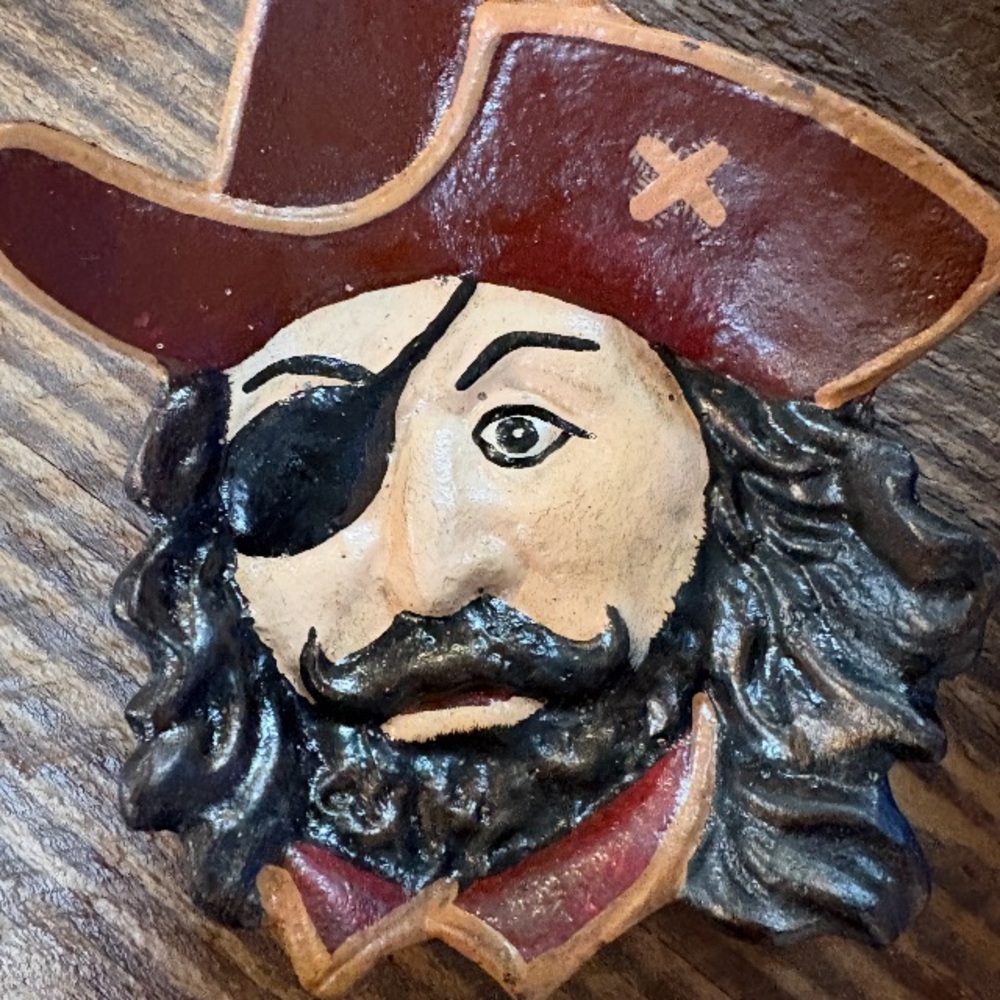 Pirate Cast Iron Coin Trinket DishDecor